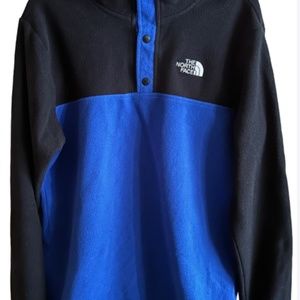 North Face Glacier Fleece Pullover Royal Blue Boys/Youth XL 18/20